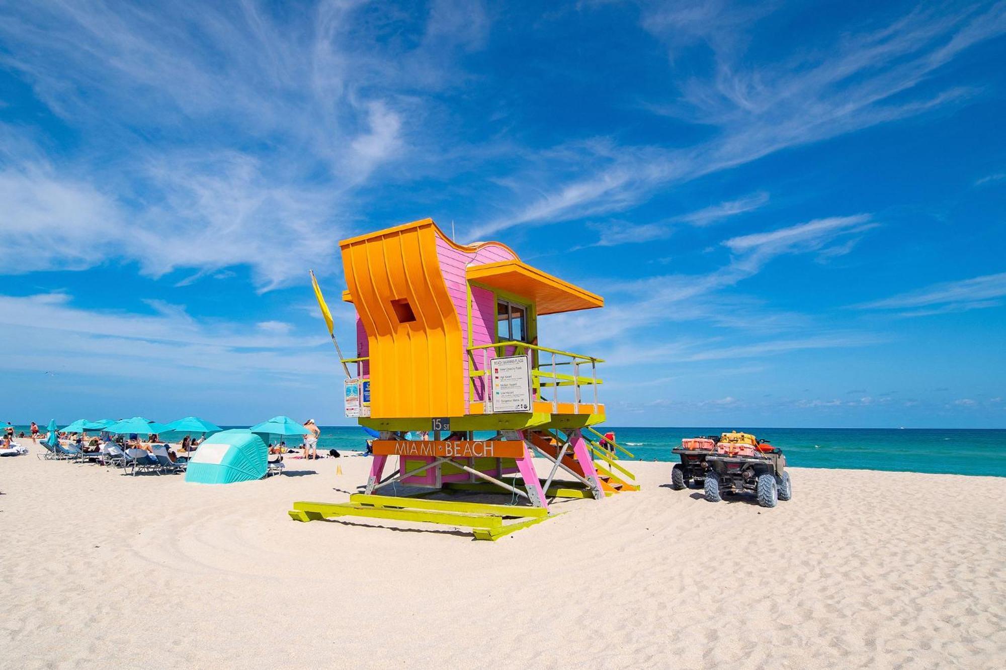 Chic Large Studio Apt Near Ocean Drive South Beach Miami Beach Dış mekan fotoğraf