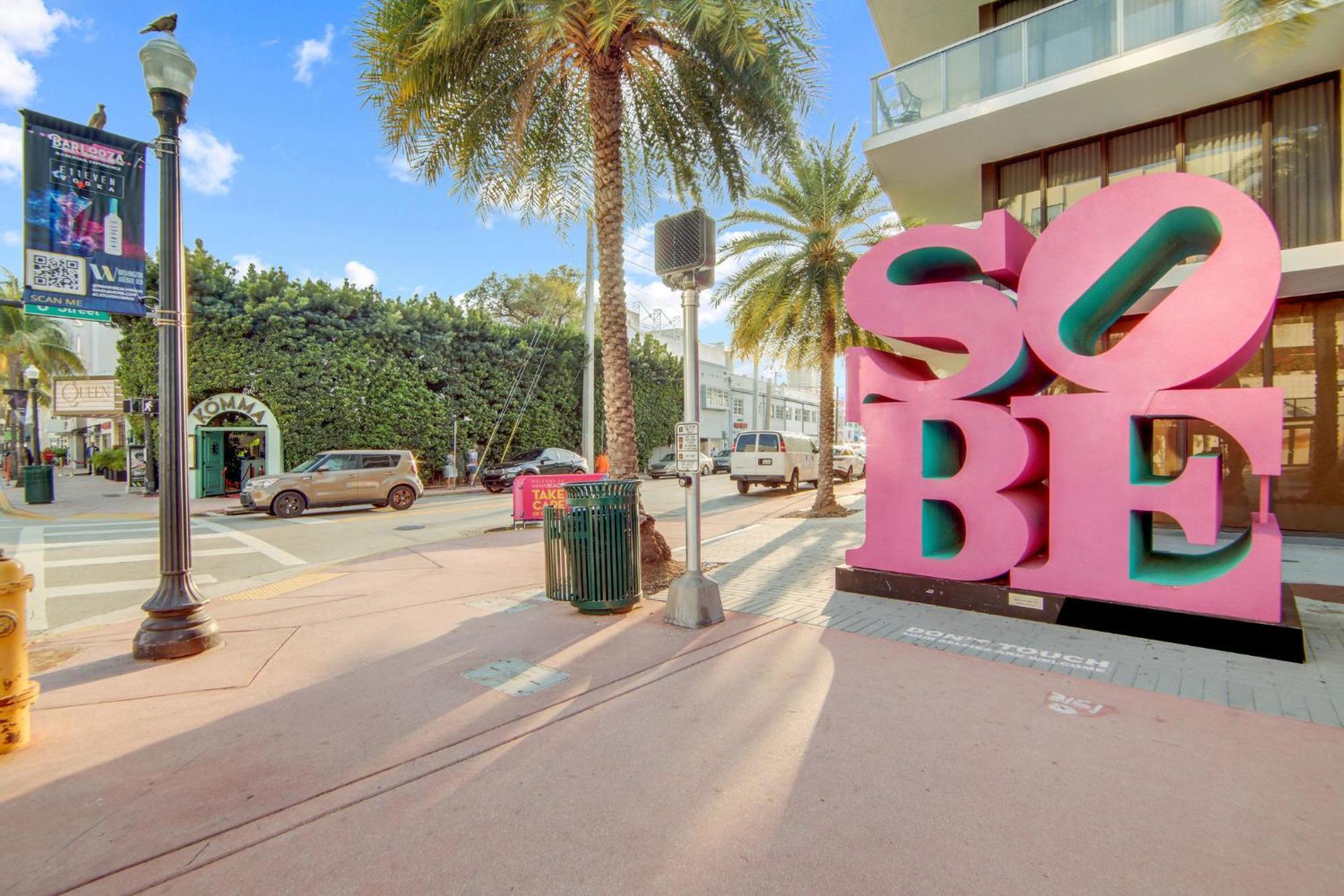 Chic Large Studio Apt Near Ocean Drive South Beach Miami Beach Dış mekan fotoğraf